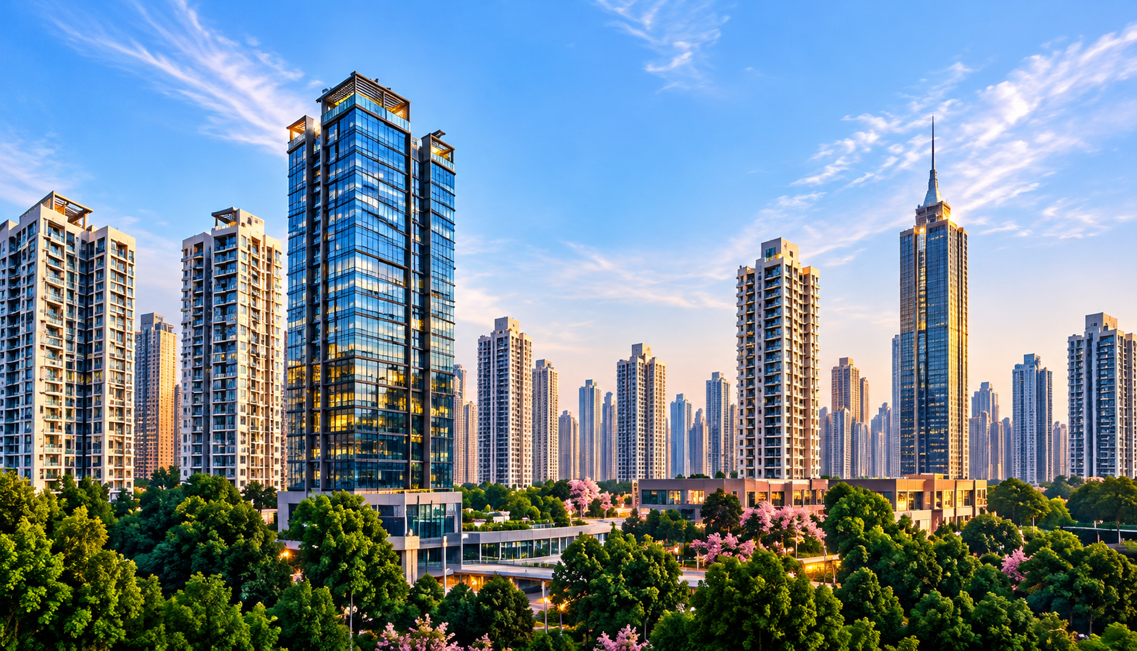 Ghaziabad skyline